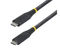 StarTech Cavo USB4 da 50cm, 40 Gbps, cavo USB-C certificato USB-IF, 240W, 8K 60 Hz/4K 240 Hz DP2.1, Compatibile Thunderbolt 4, Nero
