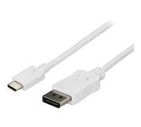 StarTech Cavo Video USB-C a DisplayPort 1.2 4K 60Hz HBR2 1,8m Bianco | Adattatore Video per Laptop, Notebook e PC Desktop