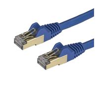 StarTech.com Cavo di Rete Ethernet Cat6a - Cavo Schermato STP da 50cm - Blu