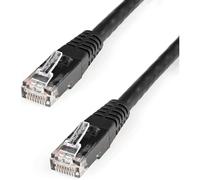 StarTech.com 100 ft Black Molded Category 6 Patch Cable - ETL Verified 30.48m Nero cavo di rete