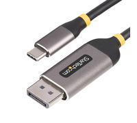 StarTech.com 10ft (3m) USB-C to DisplayPort Adapter Cable, 8K 60Hz, 4K 144Hz, HD