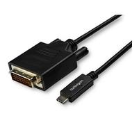 StarTech.com 10ft (3m) USB C to DVI Cable - 1080p (Single Link) USB Type-C (DP A