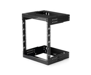 STARTECH.COM 12U 19 WALL MOUNT NETWORK RACK ADJUSTABLE DEPTH 12-20 2 POST OPEN FRAME SERVER ROOM RACK FOR AV/DATA/ IT COMMUNICA NEW