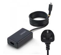 StarTech.com 165LU-USB-C-CHARGER adattatore e invertitore Interno 65 W Nero (65W USB-C LAPTOP CHARGER - 1.5M USB-C TETHERED CABLE)