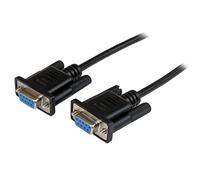 Startech Db9 Serial Null Modem Cable 1 M One Size Black