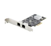 StarTech.com 2-Port 2.5Gbps NBASE-T PCIe Network Card, Intel I225-V, Dual-Port C
