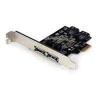 StarTech.com Scheda controller PCI Express SATA 6 Gbps eSATA 2 porte - Scheda PCIe SATA III a due porte - 2 int/2 est