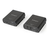 StarTech. com 2 Port USB 2.0 Extender Hub Over Cat5e/Cat6 Cable (RJ45) - 330ft/100m Industrial Metal USB Extender Kit adattatore con protezione ESD - Alimentazione esternamente - 480 Mbps
