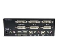 Startech.com 2 Porta 2 Monitor Doppio Testa DVI & / O VGA KVM Switch,Audio & USB