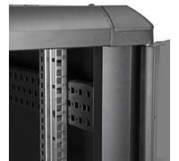 StarTech.com 22U 4-Post Server Rack, 19 Lockable Computer/AV/IT Cabinet, Office/Home Network Rack con rotelle e guide di montaggio regolabili - Nouvo