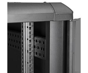 StarTech.com 22U 4-Post Server Rack, 19 Lockable Computer/AV/IT Cabinet, Office/Home Network Rack con rotelle e guide di montaggio regolabili - Nouvo