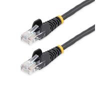 StarTech.com 25 ft Black Snagless Category 5e (350 MHz) UTP Patch Cable 7.62m Nero cavo di rete