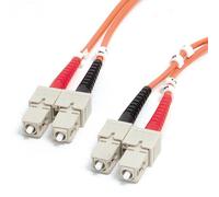 StarTech.com 2m Multimode Duplex Fiber Optic Cable SC-SC 2m Arancione cavo a fibre ottiche