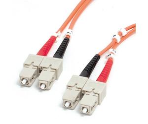StarTech.com 2m Multimode Duplex Fiber Optic Cable SC-SC 2m Arancione cavo a fibre ottiche