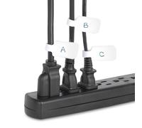 StarTech Etichette Cavi a Strappo 9cm 100 Pezzi Bianco (CABLE-TAG-HLWH)