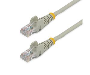 StarTech.com 3 ft Gray Snagless Category 5e (350 MHz) UTP Patch Cable 0.91m Grigio cavo di rete