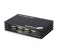 StarTech.com ST4202USBGB hub di interfaccia USB 2.0 Type-B 480 Mbit/s Nero