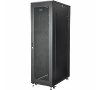 StarTech. com 4-Post 42U Server Rack Cabinet, 19 "Armadio rack dati per il montaggio di apparecchiature IT, Stoccaggio armadio di rete full size, navi completamente assemblate