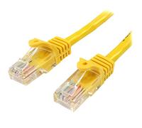 StarTech.com 45PAT2MYL Cavo di Rete Cat 5E, Patch, Ethernet, Rj45, UTP, M/M, Antigroviglio, 2 m, Giallo