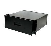 StarTech.com Cassetto per rack 4U, 25 kg, Ripiano per server rack 19" per apparecchiature AV/sever/di rete in acciaio, Cassetto estraibile 4U preassembrato (4UDRAWER)