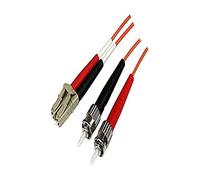 StarTech.com 50FIBPLCST1 cavo a fibre ottiche 1 m OM2 LC ST Arancione