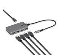 StarTech.com 5G4AC-USB-C-HUB hub di interfaccia USB 3.2 Gen 1 (3.1 Gen 1) Type-C 5000 Mbit/s Grigio NEW