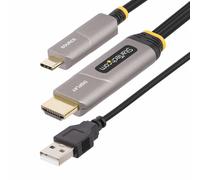 StarTech.com Cavo ottico attivo (AOC) da USB-C a HDMI 2.0 da 9,15 m, 4K 60 Hz, cavo adattatore USB Tipo-C a HDMI, CL3