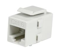 StarTech.com Accoppiatore di rete jack Keystone RJ45 Cat 6 bianco, F/F, Cat 6 Co