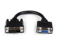 StarTech.com Adattatore cavo DVI a VGA da 20 cm - DVI-I maschio femmina