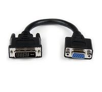 StarTech.com Adattatore cavo DVI a VGA da 20 cm - DVI-I maschio femmina