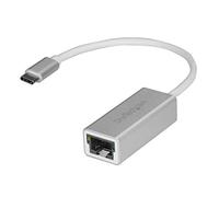 STARTECH.COM Adatattore di Rete USB-C a Rj45 Gigabit Ethernet Gbe, M/F, Argento