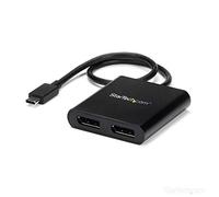 Startech.Com Adatattore Splitter Mst Hub, USB-C a 2 Porte Displayport Multi-Moni