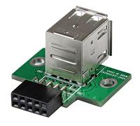 Startech.com Adatattore USB a 2 Porte per Scheda Madre, 10 Pin Header