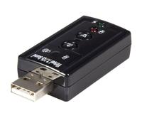 StarTech.com Adattatore audio stereo USB 7.1 canali, Scheda audio esterna, Scheda audio, stereo, USB 2.0 (ICUSBAUDIO7)