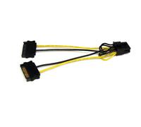 StarTech.com Adattatore cavo di alimentazione SATA a scheda video PCI Express 8 pin da 15 cm (6IN SATA POWER TO 8 PIN PCIE - VI