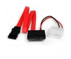 StarTech.com Adattatore cavo slimline SATA a SATA e alimentazione LP4 30,5 cm
