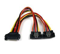 StarTech.com Adattatore cavo splitter Y di alimentazione SATA tipo latch 15 cm - M/F (PYO2LSATA)