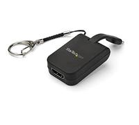StarTech.com Adattatore Compatto da USB-C a HDMI 4K 30Hz - Convertitore Video con Portachiavi ad Anello - Dongle Compatibile Thunderbolt 3 per Monitor