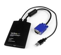 STARTECH.COM - Adattatore Crash Cart portatile console KVM a USB 2.0 del laptop con trasferimento di file e Acquisizione Video