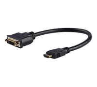 StarTech.com Adattatore cavo video HDMI a DVI-D da 20 cm - HDMI maschio a DVI femmina ( HDDVIMF8IN )