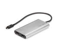 StarTech.com Adattatore da Thunderbolt 3 a doppio HDMI 2.0 - Adattatore video Thunderbolt 3 TB3 USB di tipo C a HDMI 2.0 4K 60 Hz per doppio monitor - Certificato Thunderbolt 3 - Mac e Windows - Nouvo