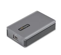StarTech.com Adattatore da Thunderbolt 3 a Ethernet, 10GbE - Multi-Gigabit, adattatore di rete da Thunderbolt 3 a RJ45 - NIC 10GBASE-T/5-2,5GBASE-T - Adattatore per laptop Ethernet con cavo TB3, Win/M