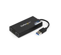 StarTech.com Adattatore da USB 3.0 a HDMI - 4K 30Hz Ultra HD - Certificato DisplayLink - Convertitore per monitor da USB Type-A a HDMI - Video esterno e scheda grafica - Mac e Windows