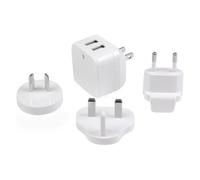 Startech.Com Adattatore da viaggio 2 porte USB USA, Regno Unito, Europa, Asia