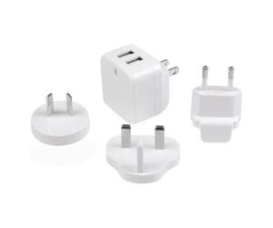 Startech.Com Adattatore da viaggio 2 porte USB USA, Regno Unito, Europa, Asia