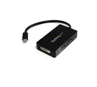 StarTech.com Adattatore da viaggio da Mini DisplayPort a DVI / DisplayPort / HDMI - Convertitore video 3 in 1 - Nouvo