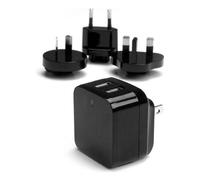 Startech.Com Adattatore da viaggio Doppia Porta Usb USA, Regno Unito, Europa,