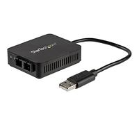 StarTech.com Adattatore di rete USB 2.0 a Fibre ottiche, Convertitore SFP con slot aperto, 2km