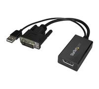STARTECH.COM - Adattatore DVI a DisplayPort alimentato via USB - Convertitore DVI a DP - 1920x1200
