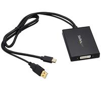 ST MDP2DVID2 - Adattatore monitor, Mini-DP > DVI-I, USB-PD, nero